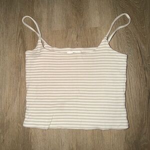 BP Cream Striped Camisole Top